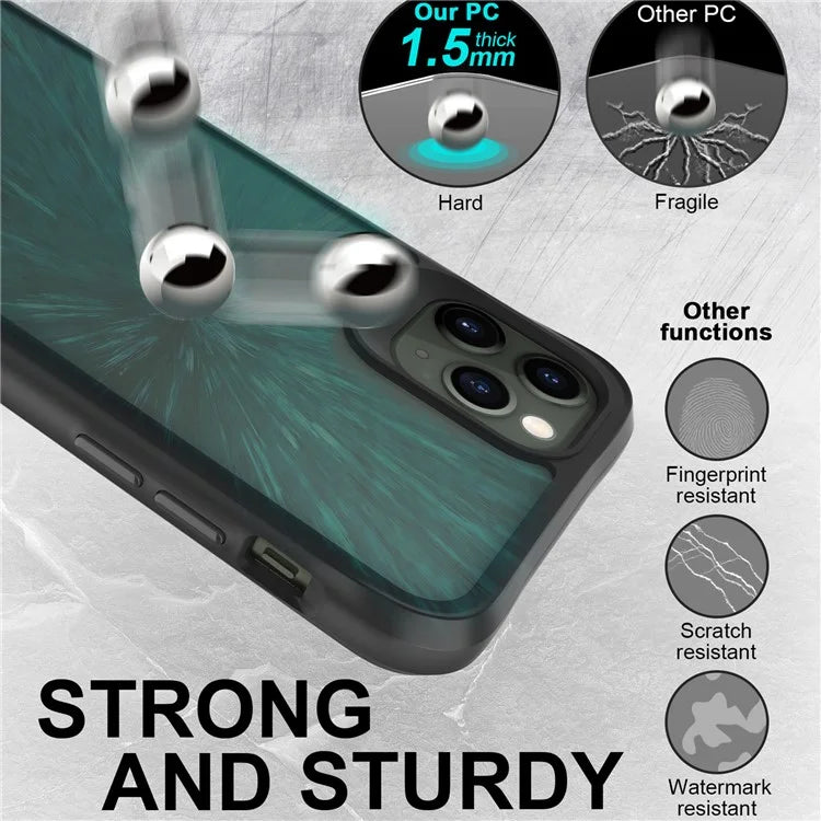 Combat X Mode Series for iPhone 11 Pro Max Back Case Drop-proof TPU+PC Four Corner Phone Cover