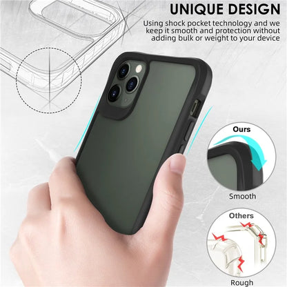 Combat X Mode Series for iPhone 11 Pro Max Back Case Drop-proof TPU+PC Four Corner Phone Cover