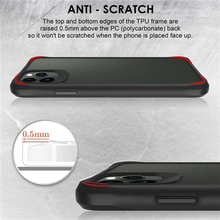 Combat X Mode Series for iPhone 11 Pro Max Back Case Drop-proof TPU+PC Four Corner Phone Cover