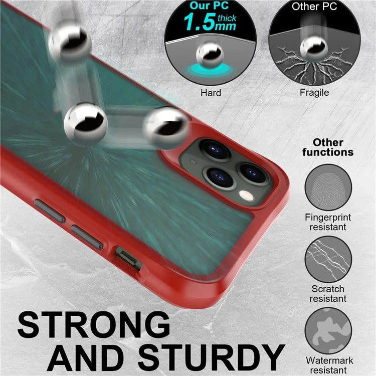 Combat X Mode Series for iPhone 11 Pro Max Back Case Drop-proof TPU+PC Four Corner Phone Cover