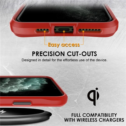 Combat X Mode Series for iPhone 11 Pro Max Back Case Drop-proof TPU+PC Four Corner Phone Cover