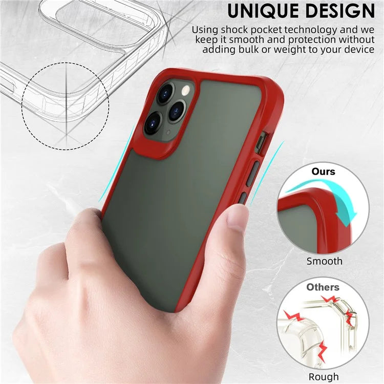 Combat X Mode Series for iPhone 11 Pro Max Back Case Drop-proof TPU+PC Four Corner Phone Cover