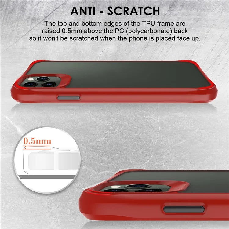 Combat X Mode Series for iPhone 11 Pro Max Back Case Drop-proof TPU+PC Four Corner Phone Cover
