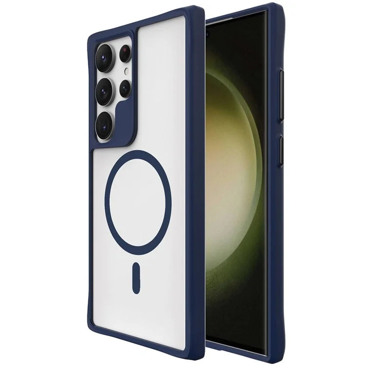 Combat X Mode Magnetic Series for Samsung Galaxy S24 Ultra Case Reinforced Corners Cover Compatible with Magsafe