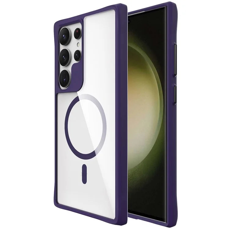 Combat X Mode Magnetic Series for Samsung Galaxy S24 Ultra Case Reinforced Corners Cover Compatible with Magsafe