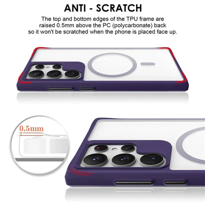Combat X Mode Magnetic Series for Samsung Galaxy S24 Ultra Case Reinforced Corners Cover Compatible with Magsafe