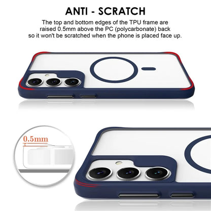 Combat X Mode Magnetic Series for Samsung Galaxy S24 Case Slim-Fit TPU+PC Shell Compatible with Magsafe