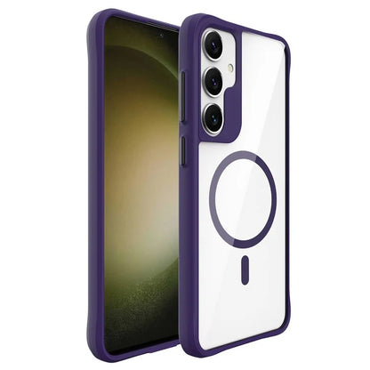 Combat X Mode Magnetic Series for Samsung Galaxy S24 Case Slim-Fit TPU+PC Shell Compatible with Magsafe