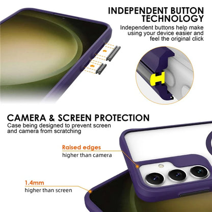 Combat X Mode Magnetic Series for Samsung Galaxy S24 Case Slim-Fit TPU+PC Shell Compatible with Magsafe