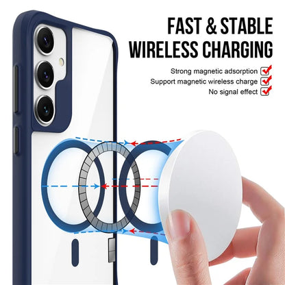 Combat X Mode Magnetic Series for Samsung Galaxy S24+ Case Compatible with Magsafe TPU+PC Protective Protector