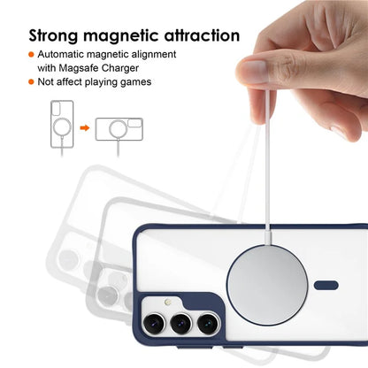 Combat X Mode Magnetic Series for Samsung Galaxy S24+ Case Compatible with Magsafe TPU+PC Protective Protector