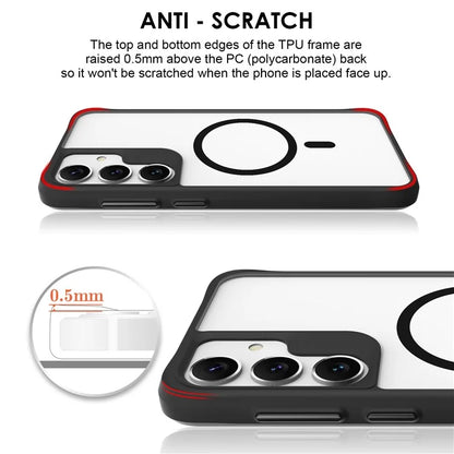 Combat X Mode Magnetic Series for Samsung Galaxy S24+ Case Compatible with Magsafe TPU+PC Protective Protector