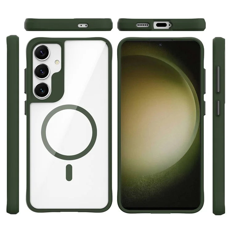 Combat X Mode Magnetic Series for Samsung Galaxy S24+ Case Compatible with Magsafe TPU+PC Protective Protector