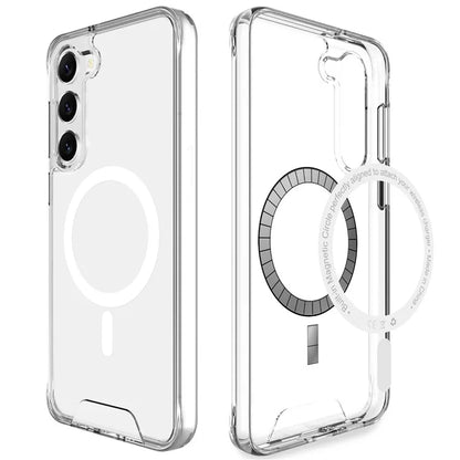 For Samsung Galaxy S22+ 5G Cell Phone Case Military Grade TPU+PC Cover Compatible with MagSafe