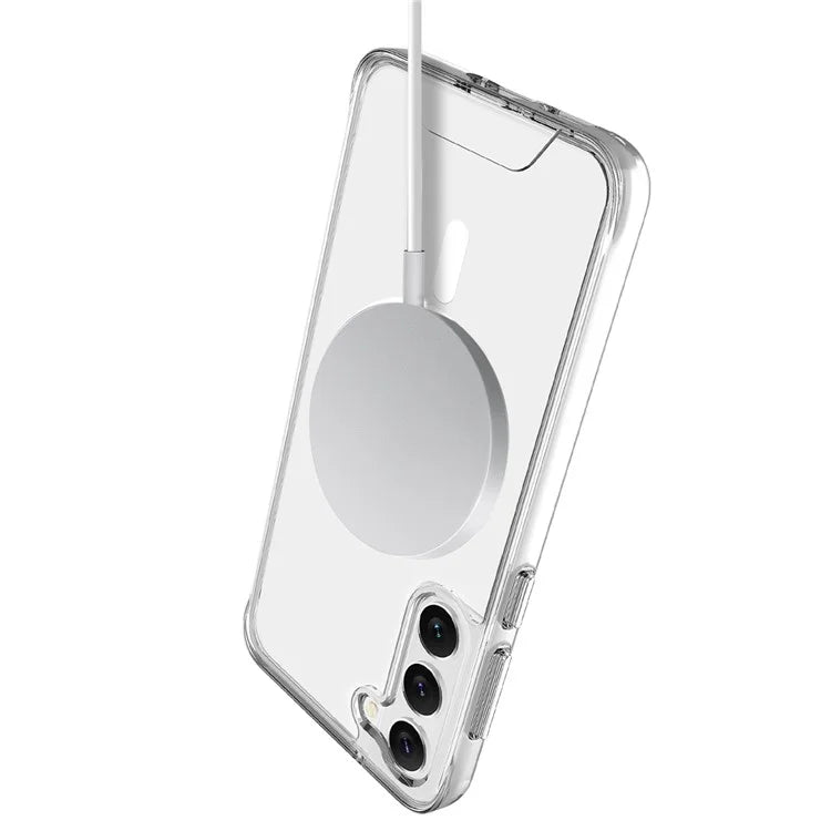 For Samsung Galaxy S22+ 5G Cell Phone Case Military Grade TPU+PC Cover Compatible with MagSafe