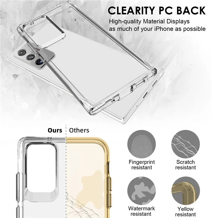 For Samsung Galaxy Note20 Ultra / Note20 Ultra 5G Case Drop Protection PC + TPU Cell Phone Cover