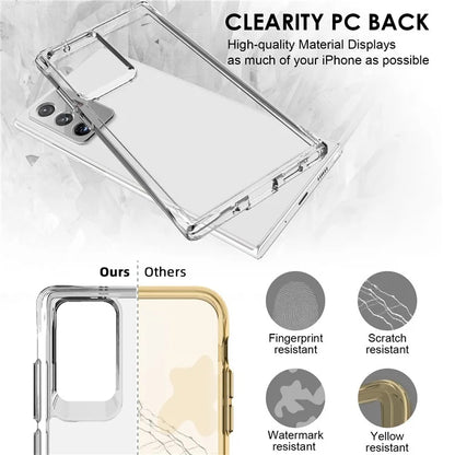 For Samsung Galaxy Note20 Ultra / Note20 Ultra 5G Case Drop Protection PC + TPU Cell Phone Cover