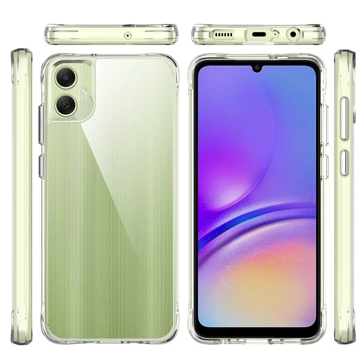 For Samsung Galaxy A05 4G Cell Phone Cover Anti-dust PC+TPU HD Transparent Case