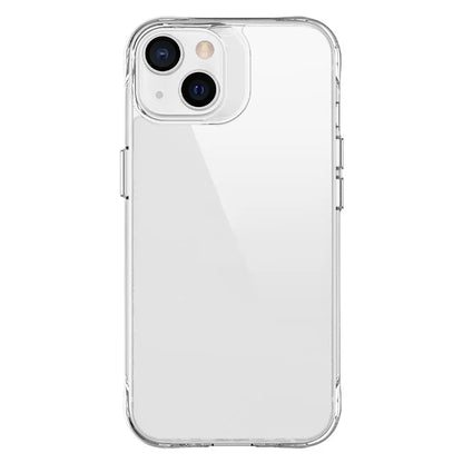 For iPhone 13 6.1 inch Case Anti-fall PC+TPU Phone Back Cover with Electroplating Button