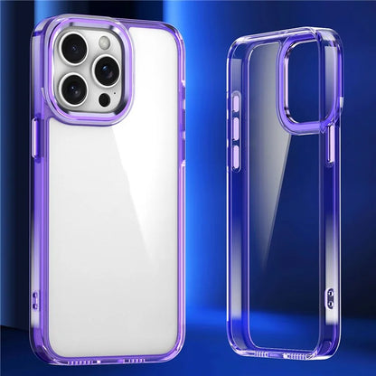 For iPhone 13 Pro Max 6.7 inch Cell Phone Case Clear TPU+PC Fall-proof Cover