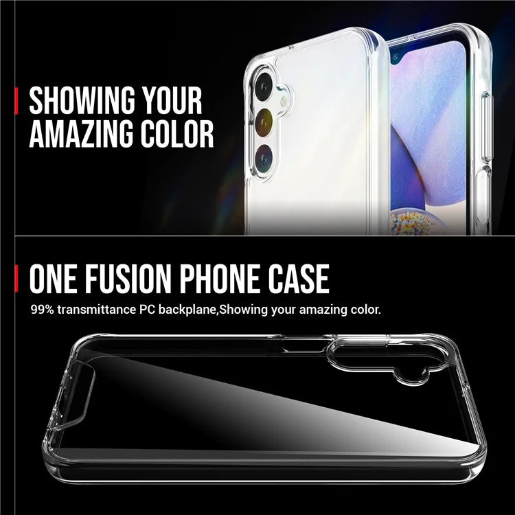 For Samsung Galaxy A25 5G (Global) (161.0 x 76.5 x 8.3mm) Case Military Grade Anti-Drop TPU+PC Clear Phone Cover
