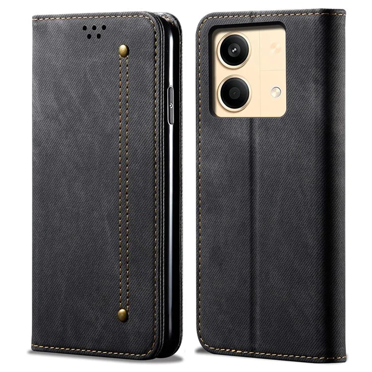 For Xiaomi Redmi Note 13R Pro 5G Phone Case PU Leather Flip Cover with Wallet Card Holder