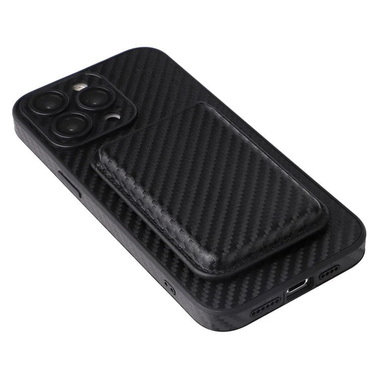 For iPhone 15 Pro Max Phone Case Compatible with MagSafe Detachable Card Holder