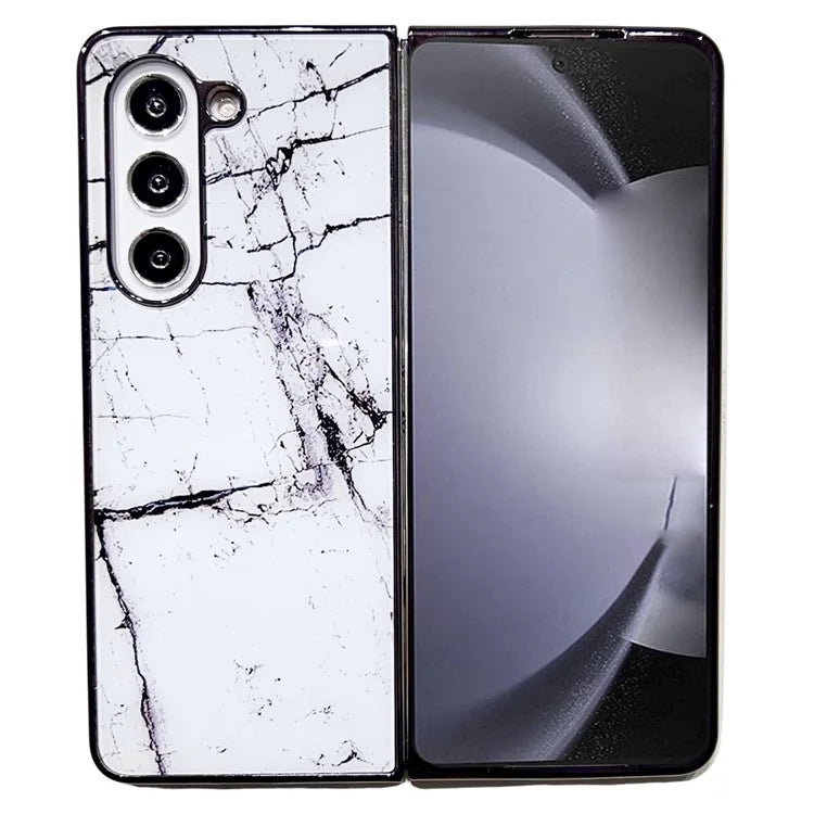 For Samsung Galaxy Z Fold5 5G Phone Case Hard PC Pattern Printed Folding Cover