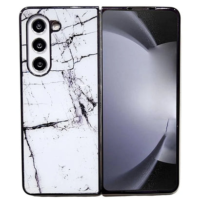 For Samsung Galaxy Z Fold5 5G Phone Case Hard PC Pattern Printed Folding Cover