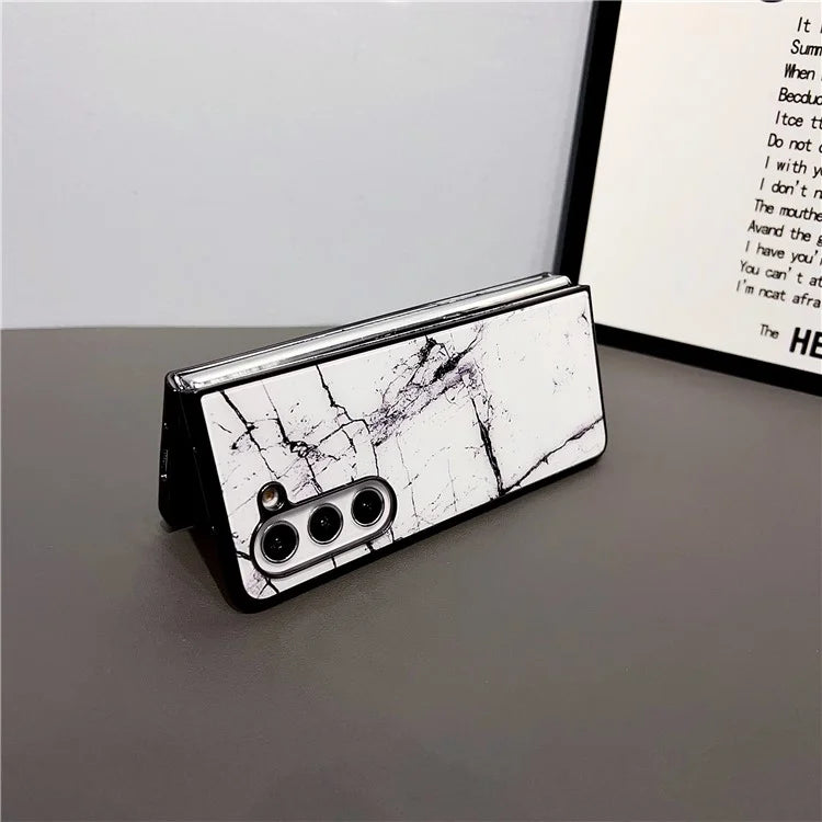 For Samsung Galaxy Z Fold5 5G Phone Case Hard PC Pattern Printed Folding Cover