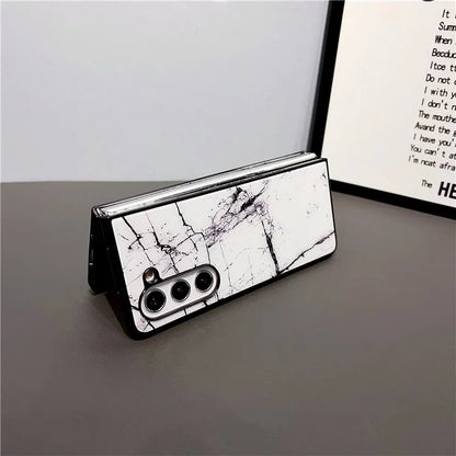For Samsung Galaxy Z Fold5 5G Phone Case Hard PC Pattern Printed Folding Cover