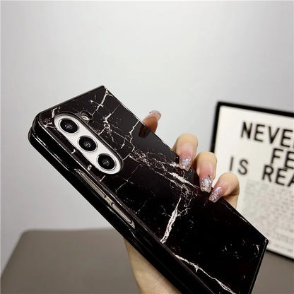 For Samsung Galaxy Z Fold5 5G Phone Case Hard PC Pattern Printed Folding Cover
