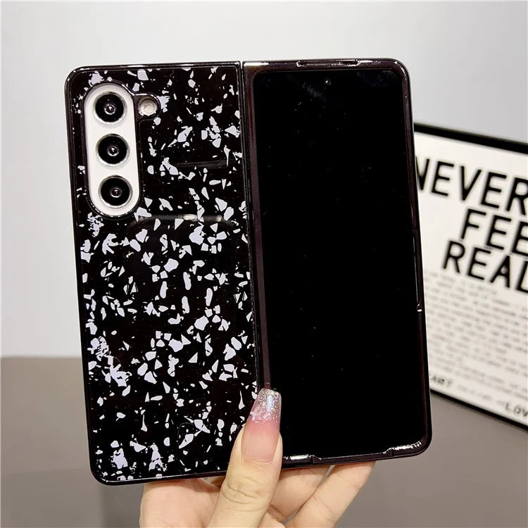 For Samsung Galaxy Z Fold5 5G Phone Case Hard PC Pattern Printed Folding Cover