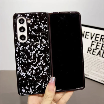 For Samsung Galaxy Z Fold5 5G Phone Case Hard PC Pattern Printed Folding Cover