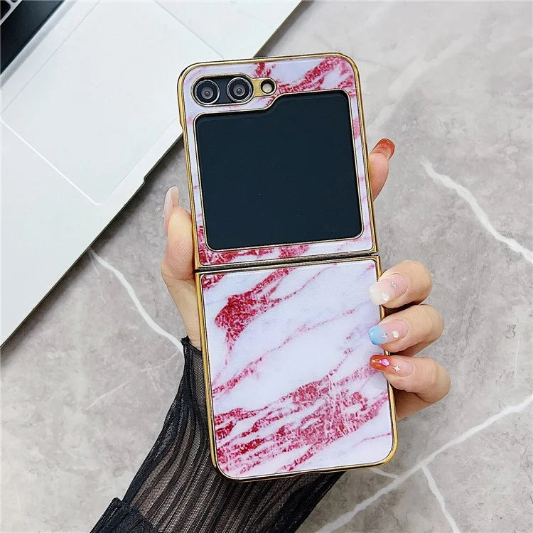 For Samsung Galaxy Z Flip 5G Phone Case Pattern Hard PC Cover Anti-Scratch