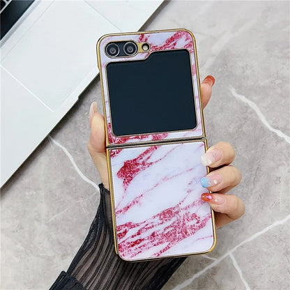 For Samsung Galaxy Z Flip 5G Phone Case Pattern Hard PC Cover Anti-Scratch