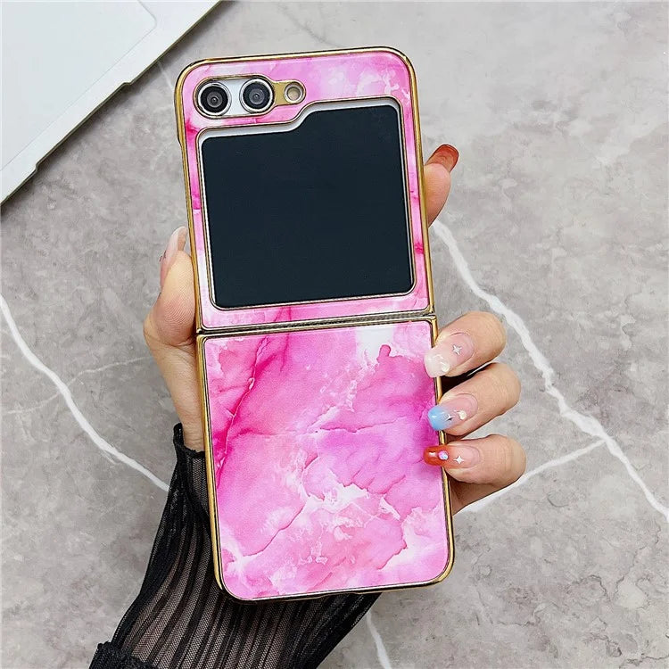For Samsung Galaxy Z Flip 5G Phone Case Pattern Hard PC Cover Anti-Scratch