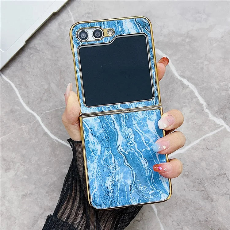 For Samsung Galaxy Z Flip 5G Phone Case Pattern Hard PC Cover Anti-Scratch