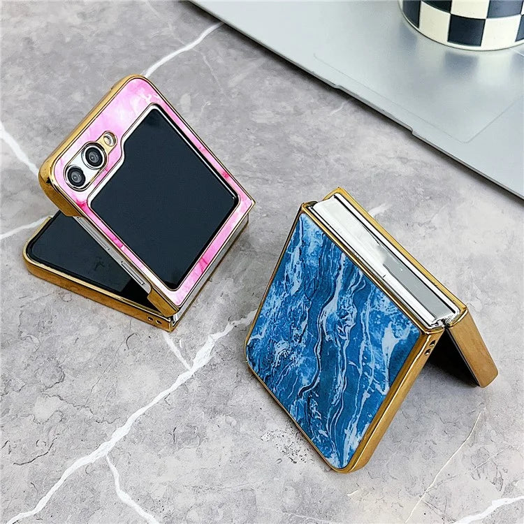 For Samsung Galaxy Z Flip 5G Phone Case Pattern Hard PC Cover Anti-Scratch