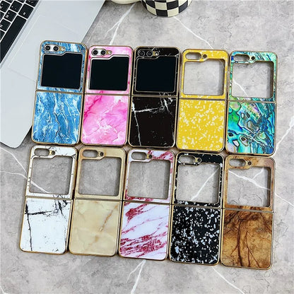 For Samsung Galaxy Z Flip 5G Phone Case Pattern Hard PC Cover Anti-Scratch
