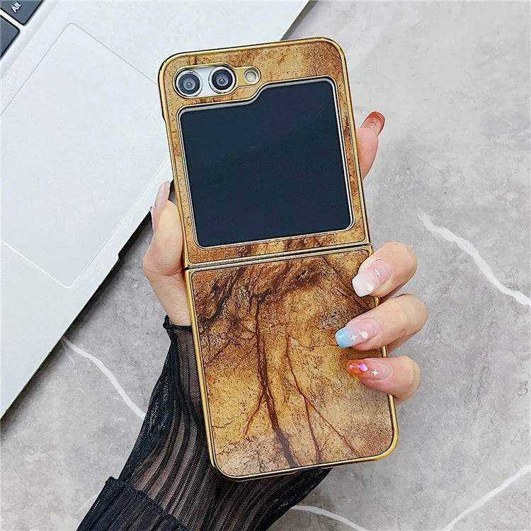 For Samsung Galaxy Z Flip 5G Phone Case Pattern Hard PC Cover Anti-Scratch