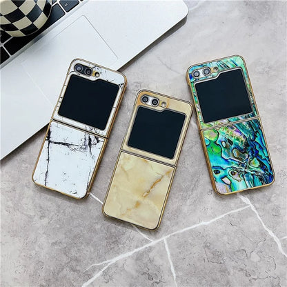For Samsung Galaxy Z Flip 5G Phone Case Pattern Hard PC Cover Anti-Scratch