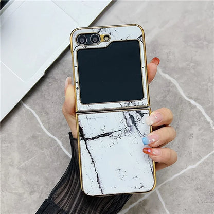 For Samsung Galaxy Z Flip 5G Phone Case Pattern Hard PC Cover Anti-Scratch