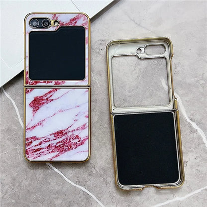 For Samsung Galaxy Z Flip 5G Phone Case Pattern Hard PC Cover Anti-Scratch