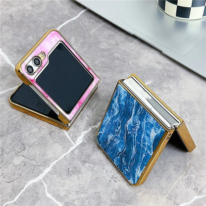 For Samsung Galaxy Z Flip 5G Phone Case Pattern Hard PC Cover Anti-Scratch