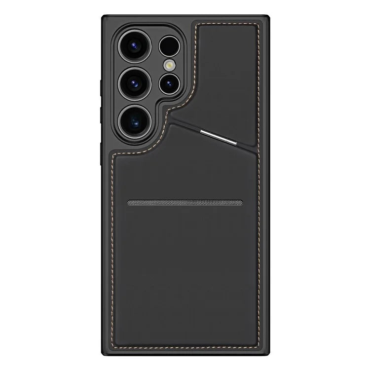 DUX DUCIS Rafi II Series for Samsung Galaxy S24 Ultra Magnetic Phone Case with Card Slots Kickstand