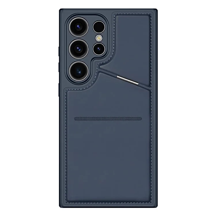 DUX DUCIS Rafi II Series for Samsung Galaxy S24 Ultra Magnetic Phone Case with Card Slots Kickstand
