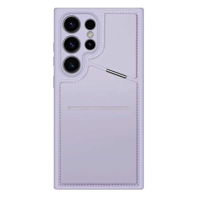 DUX DUCIS Rafi II Series for Samsung Galaxy S24 Ultra Magnetic Phone Case with Card Slots Kickstand