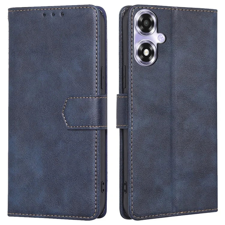 For Oppo A2x 5G / A2m 5G Case Scratch-proof RFID Blocking Wallet Stand Phone Protector
