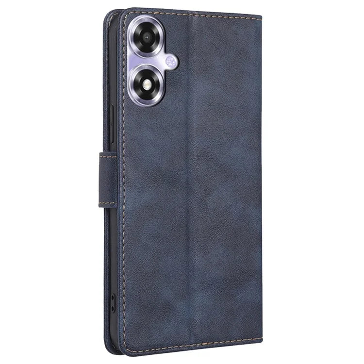 For Oppo A2x 5G / A2m 5G Case Scratch-proof RFID Blocking Wallet Stand Phone Protector